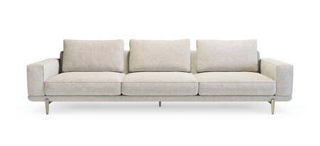 Milton MI01- Sofa 3 Seaters Frame Leather Basic