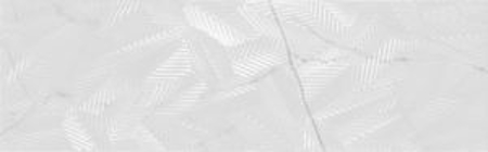 Vivid White Calacatta Floret 11.71" x 39.19" Porcelain Tile