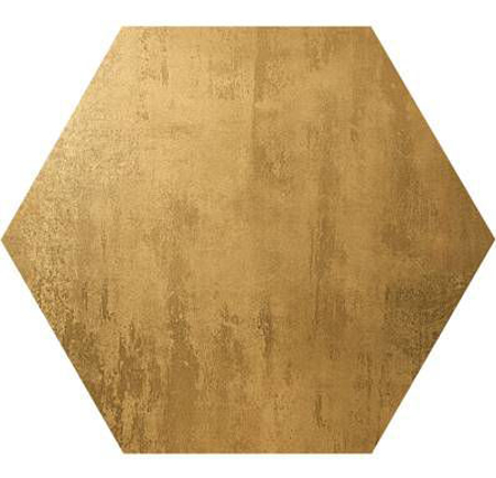 Omega Gold Hexagonal 23.45" x 20.30" Porcelain Tile