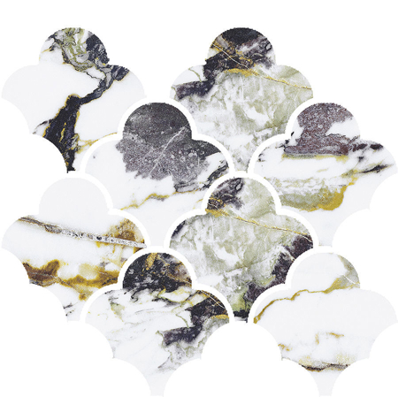 Sutton Vagli nat. Mosaico Arabesco 10,92”x11,69”Porcelain TIle