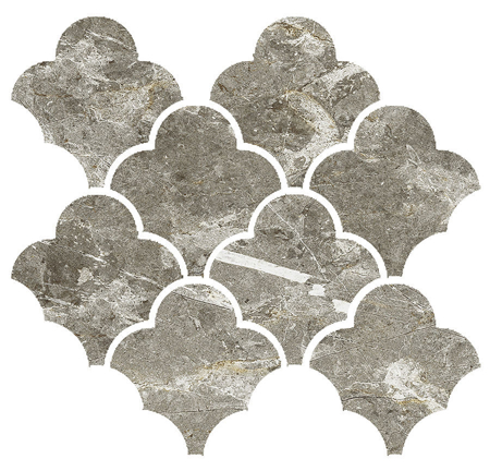 Sutton Savoie nat. Mosaico Arabesco 10,92”x11,69”Porcelain TIle