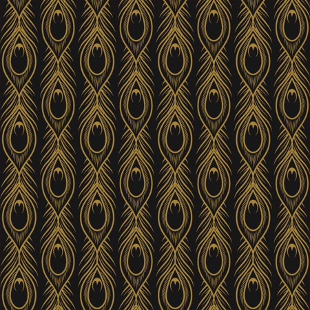 Art-Deco Black Daiquiri Natural 11,71”x11,71” Porcelain TIle