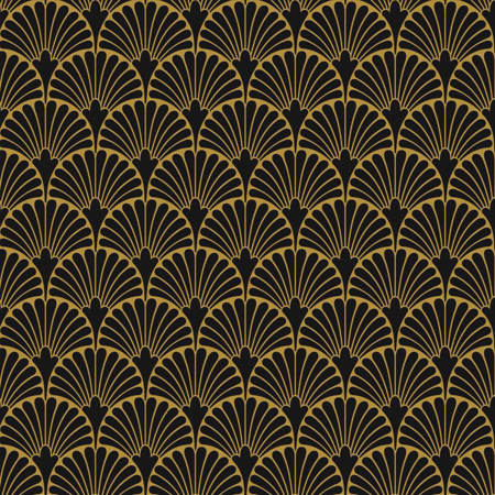 Art-Deco Black Manhattan Natural 11,71”x11,71” Porcelain TIle