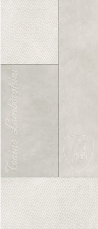 Korium White Square Logo 48"x110" Porcelain Tile