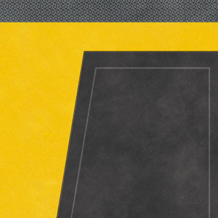 Korium Anthracite Yellow Diagonal C 48"x110" Porcelain Tile