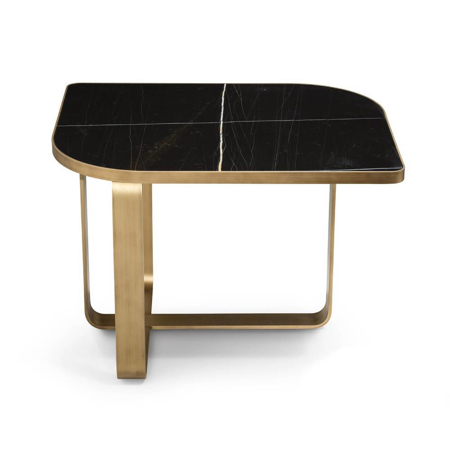 Visconti Side Low Calacatta Gold Marble Coffee Table