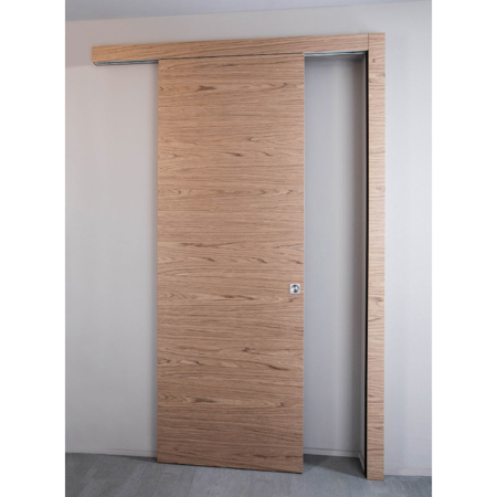 Modern Italian Interior Door Tablo Sliding Outside The Wall