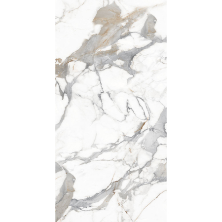 Calacatta Carrara 24'' x 48'' Matt Porcelain Tile