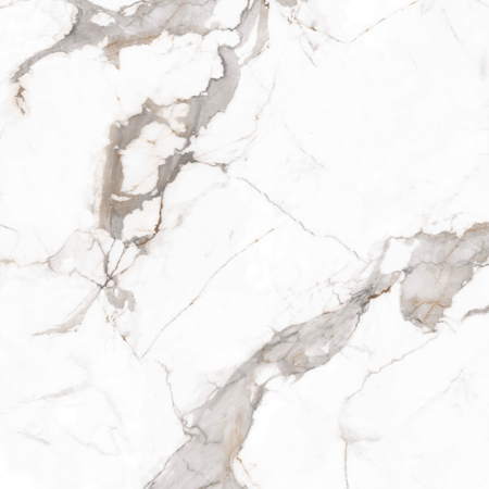 Calacatta Carrara 48'' x 48'' Matt White Porcelain Tile