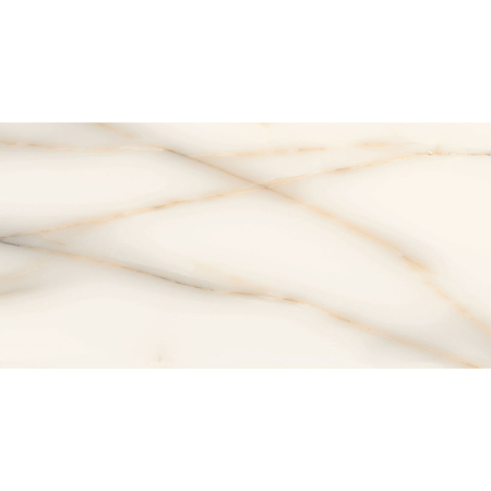 Onix Crema 24" x 48" Natural Glossy Porcelain Tile