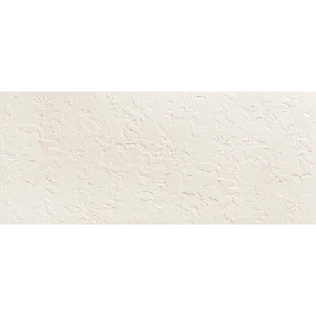 3D Wall Plaster Jasmine White Matt Rectified 20" x 48"
