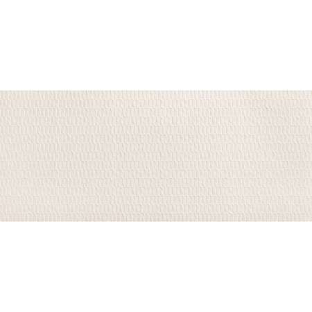 3D Wall Plaster Origami White Matt Rectified 20" x 48"