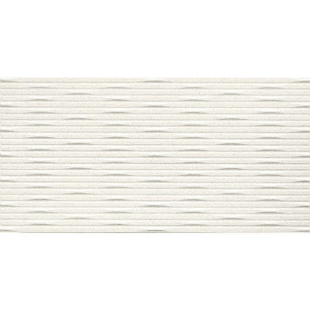 3D Wall Carve Whittle White Matt Rectified 16" x 32"