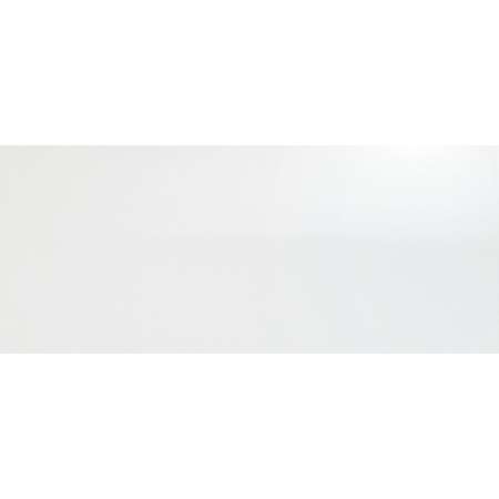 3D Wall Design Solid White Glossy Rectified 16" x 32"