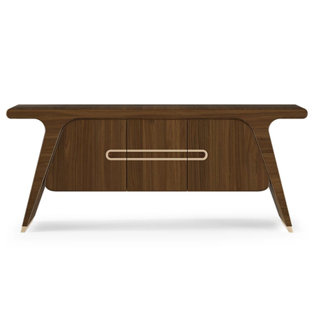 Stuart Sideboard, Glossy Walnut Wood