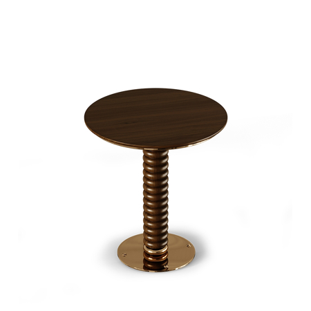 Gordon Bar Table, Top: Walnut Wood