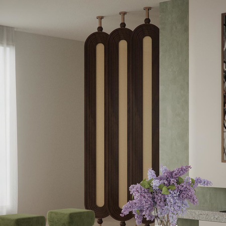 Stan Screen, Matte Walnut Wood