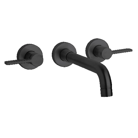 Brera Two Handle 8" Wall Mount Bathroom Sink Faucet Trim