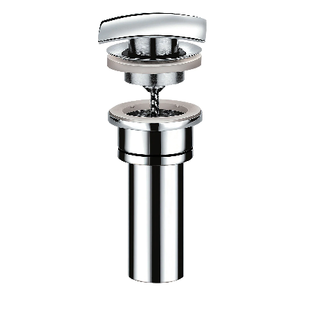 Push Down Square Pop Up Drain Assembly