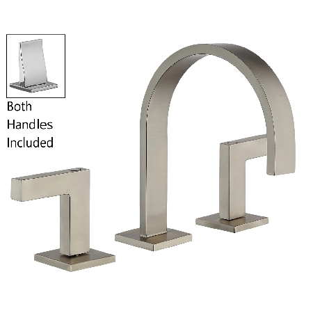 Corsini Two Handle Roman Tub Faucet Trim Brushed Nickel