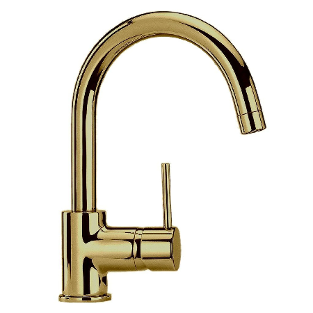 Elba Single Handle Lavatory Faucet Matt Gold