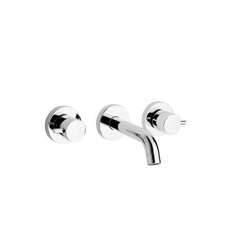 Elba Wall Mount Lavatory Faucet Chrome