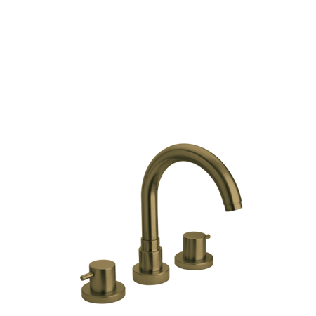 Elba Roman Tub With Lever Handle Matt Gold