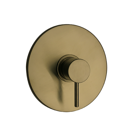 Elba Pressure Balance Valve Shower Set Matt Gold