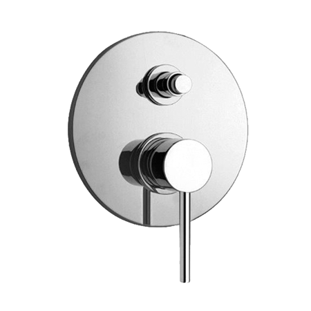 Elba Pressure Balance Valve Tub And Shower Set Chrome