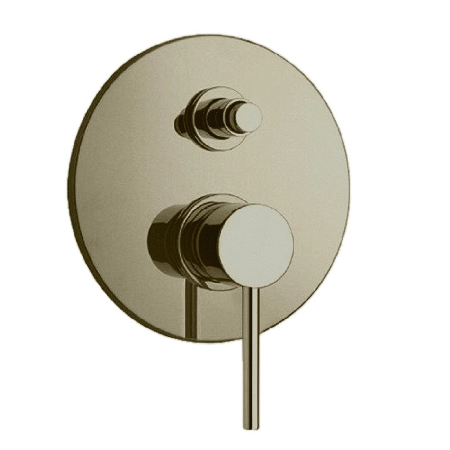 Elba Pressure Balance Valve Tub And Shower Set Brushed Nickel