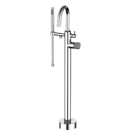 Alessandra Floor Mounted Tub Filler Chrome
