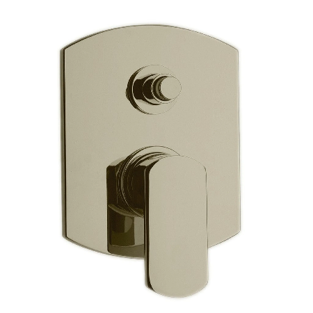 Novello Pressure Balance Valve Tub And Shower Set Brushed Nickel