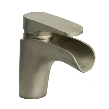 E-Commerce Dax Waterfall Single Control Vessel Faucet Brushed Nickel