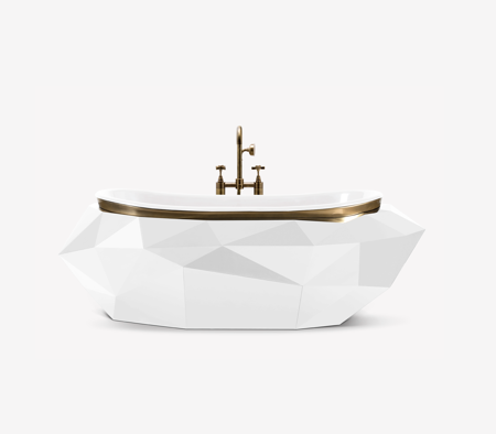 DIAMOND BATHTUB WHITE
