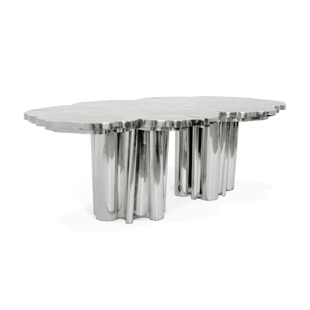 FORTUNA INOX DINING TABLE 14 SEATS