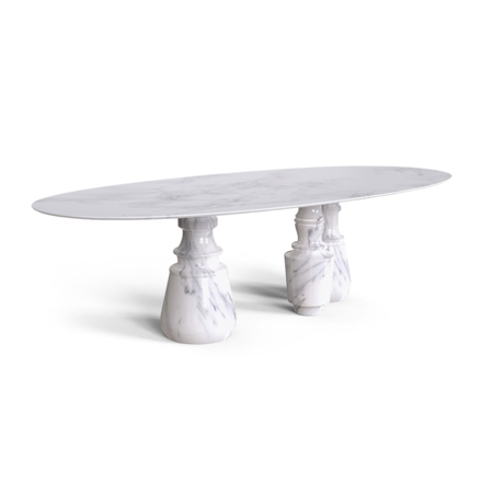 PIETRA OVAL XL ESTREMOZ DINING TABLE