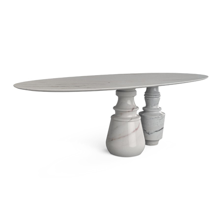 PIETRA OVAL ESTREMOZ DINING TABLE