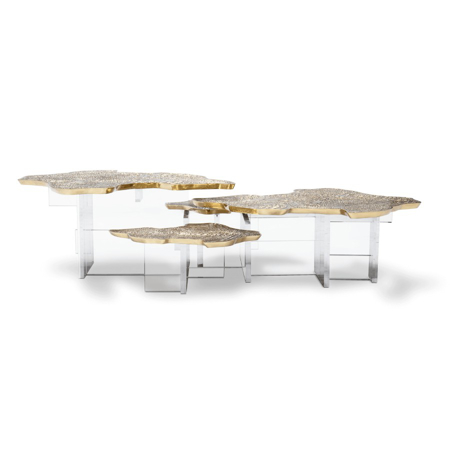 MONET BRASS CENTER TABLE