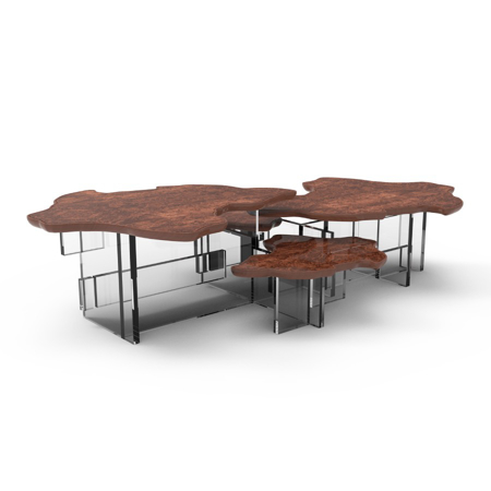 MONET WALNUT CENTER TABLE