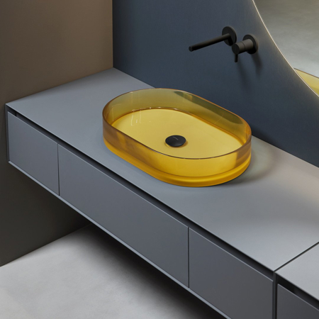 Nabatei Top Mount Oval Sink Cristalmood