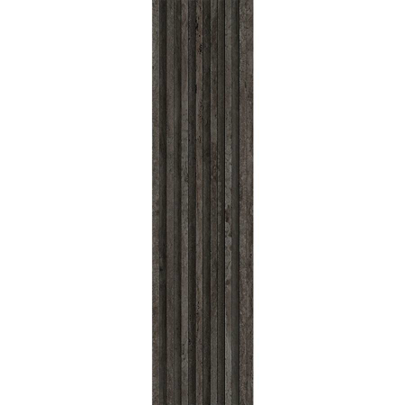 Travertine Mosaic Nativa Vena Lapillo Minibaguete 3D 12"X48" 3/8"