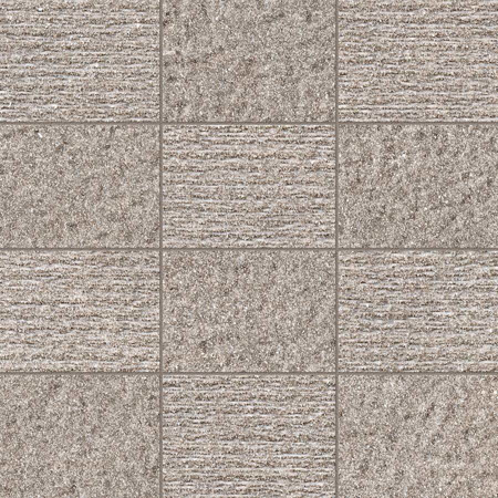 Italian Mosaic Piasentina Stone Flamed Milled Mix 12"X14" 3/8"