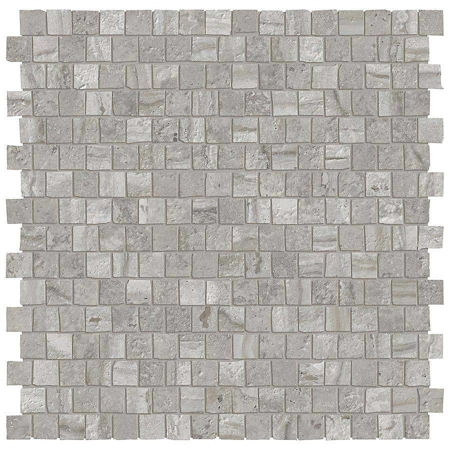 Travertine Mosaic Nativa Falda Lux Mattoncino 12"X12" 3/8"