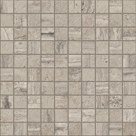 Travertine Mosaic Nativa Falda Tibur 100 Tessere 12"X12" 3/8"