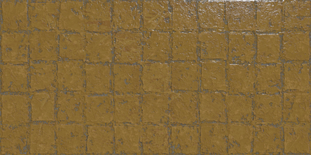 Abstra Ocre Blocks Shiny 19.59" x 39.19"