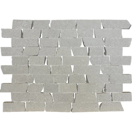 Ciment Grey Nat. Mosaico Broken 12.01" x10.83" Porcelain Tile
