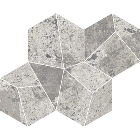 Lava Ivory Nat. Mosaico Trencadis 16.61" x 13.39" Porcelain Tile