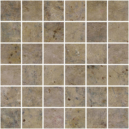 Vulcano Blend Nat. Mosaico 5x5 11.71"x11.71" Porcelain Tile
