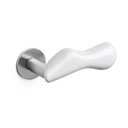 Chelsea Satin Chrome + White Handle