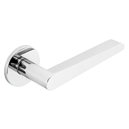Faro Lever Handle, Bright Chrome